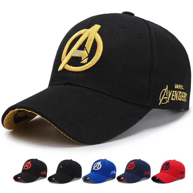 Cappello Disney The Avengers berretto da Baseball uomo moda Anime Cartoon cappelli regolabili per uomo donna berretti cappello Hip Hop regali Cosplay