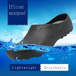 Men Non-Slip Chef Shoes Male Breathable Beach Sandals Men Kitchen Shoes Medical Working Sandal Garden Waterproof Work Shoes