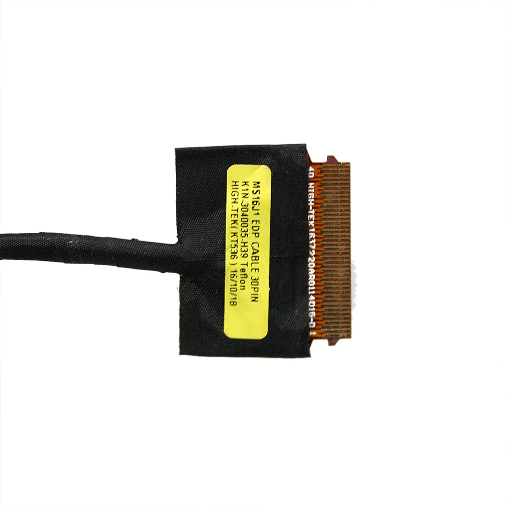 LCD LVDS VIDEO FLEX CABLE For MSI GS60 GS70 MS-16J1 16J2 GE62 2QC 2QD 2QE K1N-3040035-H39 PXGS60-JK171116 30pin