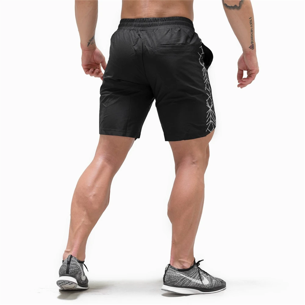 2021 Running Shorts Men Sports Jogging Fitness Shorts Quick Drying Mens Gym Bodybuilding Shorts Outdoor Workout Short Pants Male