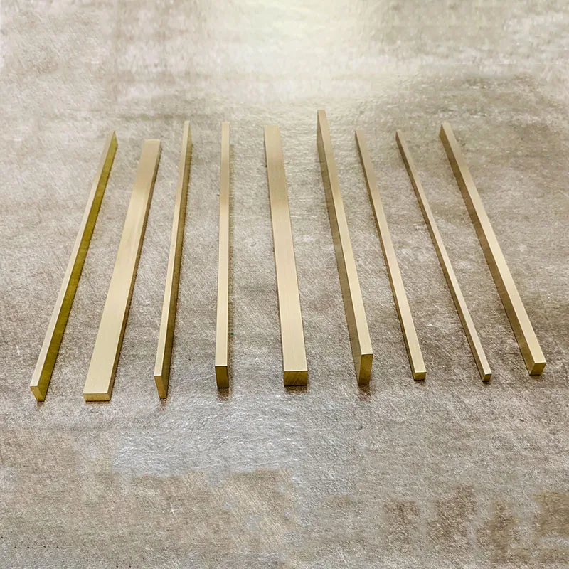 2pcs/lot 50cm Brass Strip Floor Banding Ceramic Tile Banding Furniture Accessory Background Wall Accessory Banding Strip