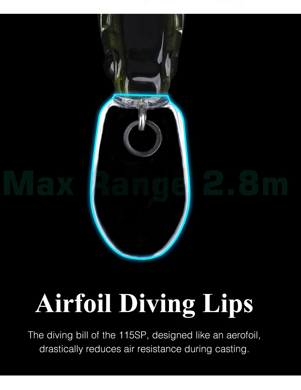 TSURINOYA 115 mm 17,2 g Suspending Minnow Angelköder Gewichtssystem AURORA 115sp Long Casting Pike Jerkbait Harte Köder – Detail 14