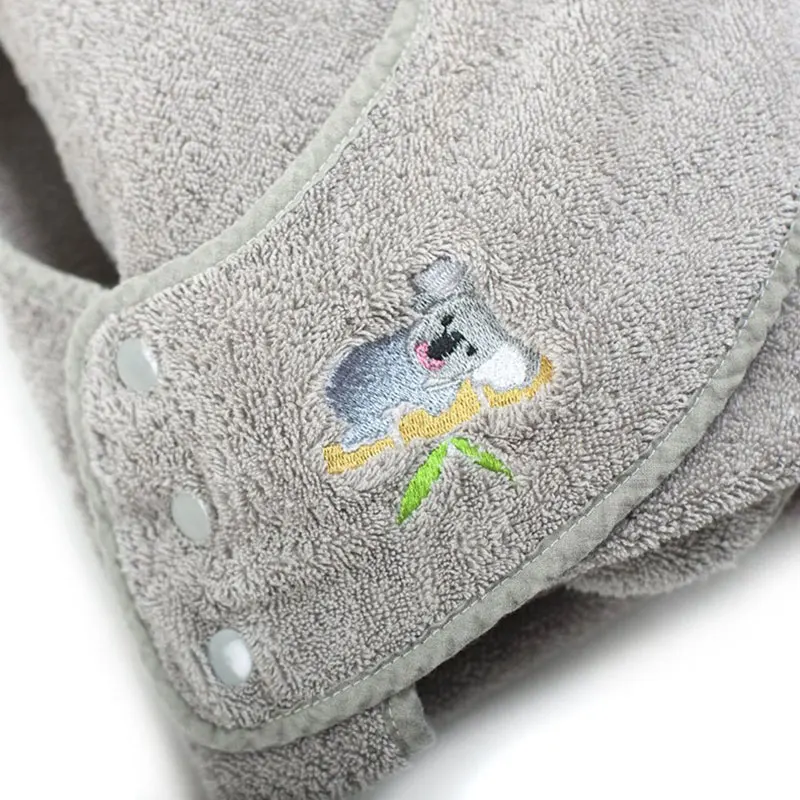 Combed Cotton Baby Bath Towel Hooded Apron Baby Stuff Blanket  High Quality Infant Towel Absorbent Kids Hooded Wipes Bath Towel