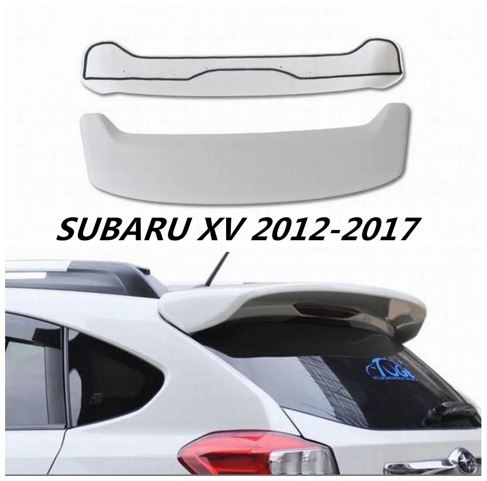 ABS Paint Car Rear Wing Trunk Lip Spoilers Fits For SUBARU XV 2012 2013 2014 2015 2016 2017