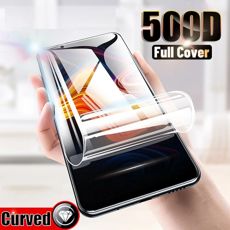 Sensitive Transparent Hydrogel Film For OPPO Reno3 2 Pro 5G 10X Zoom 3D Full Cover Curved Soft Screen Protector Not Glass