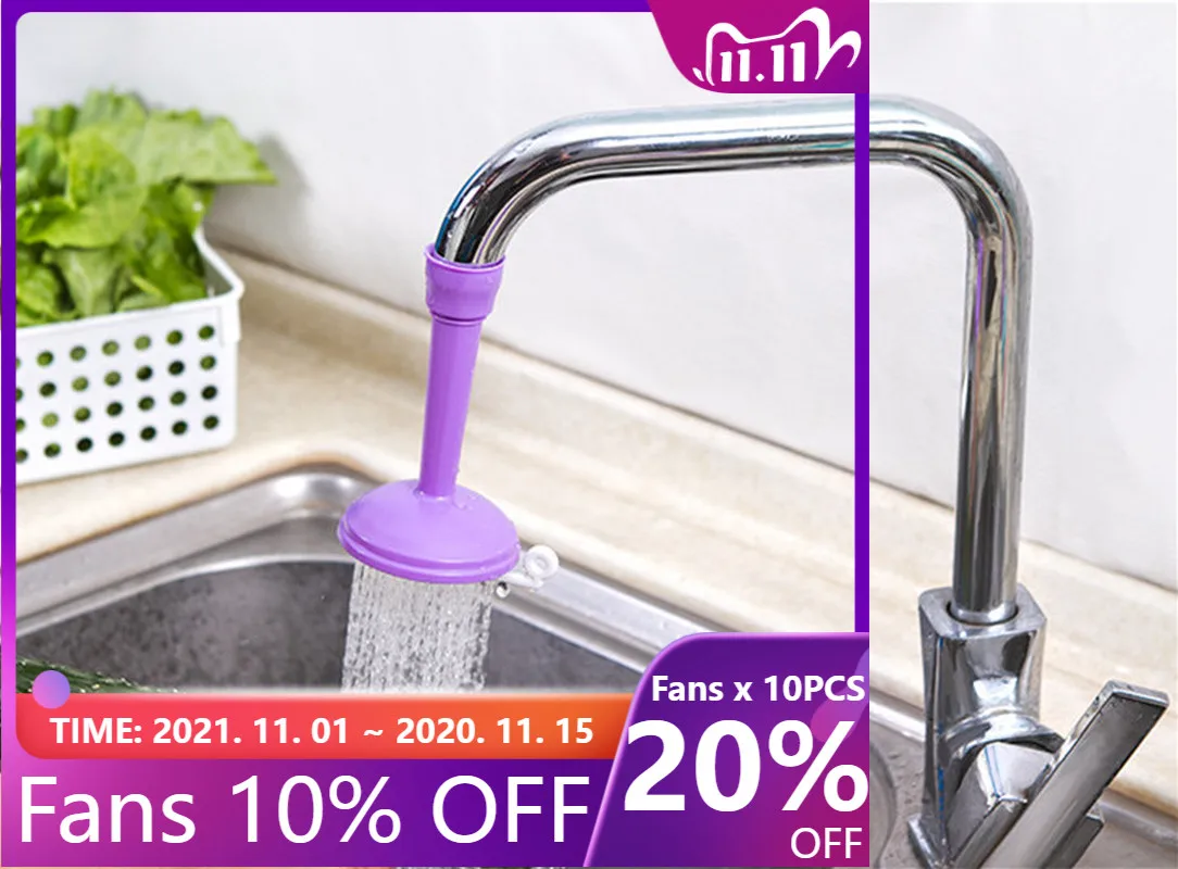 NEW Creative Adjustable Faucet Sprayers Kitchen Gadgets Faucet Regulator Fruit Vegetable Tools Water Saving Kitchen Accessories