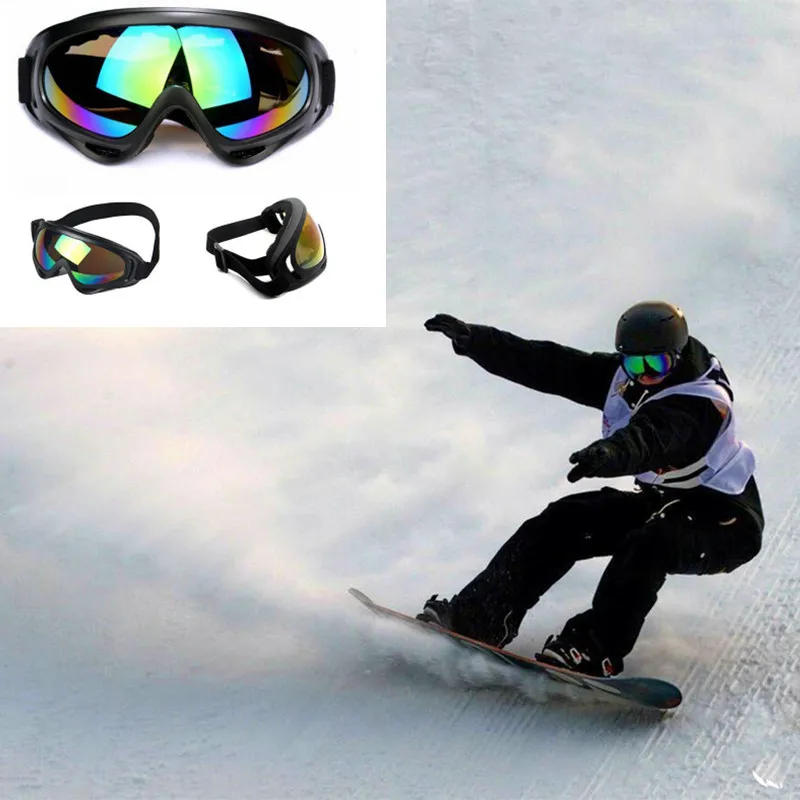 Lunettes de pare-brise de moto pour hommes et femmes, anti-sable, anti-poussière, équitation en plein air, lunettes de ski, lunettes de protection