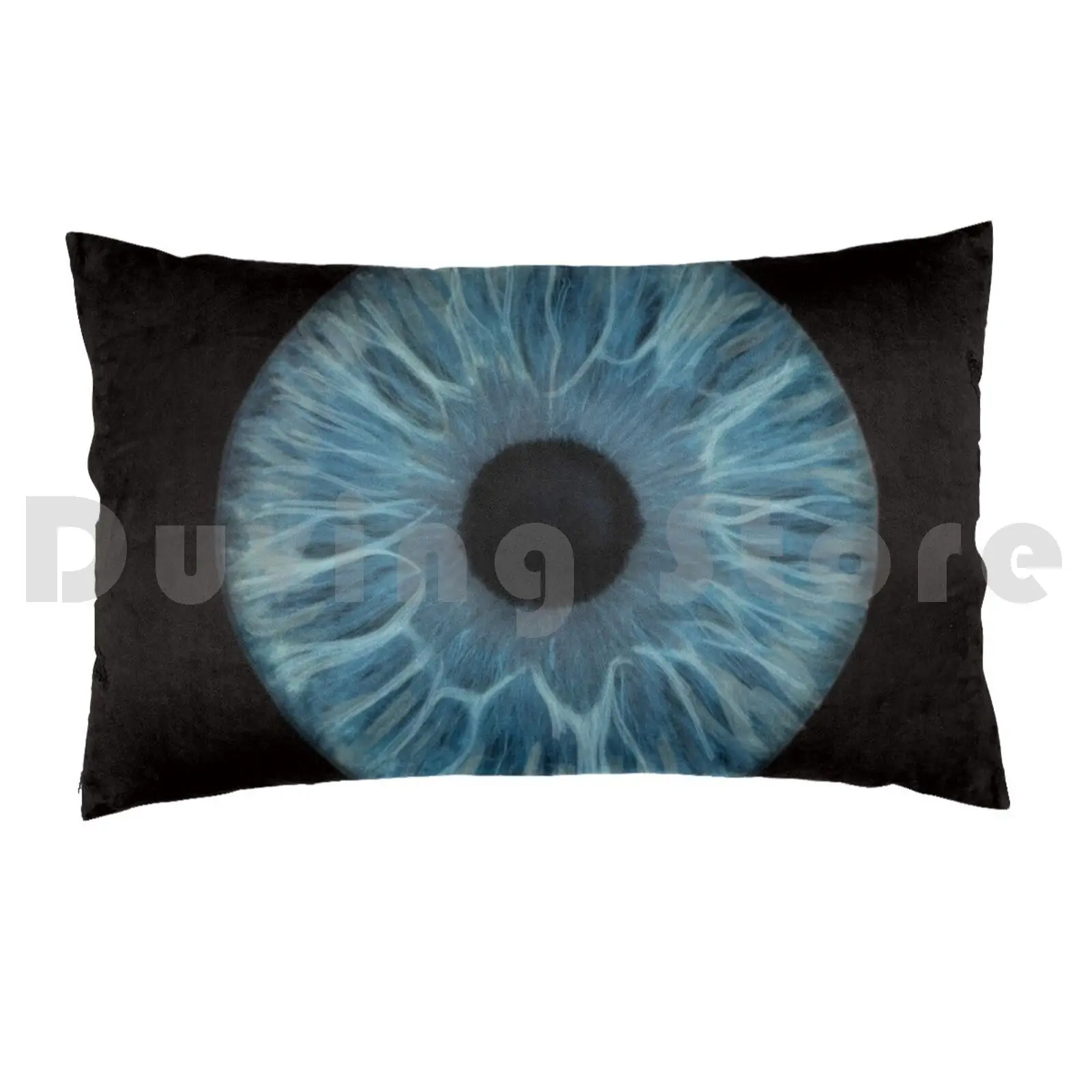 Photorealistic Iris Pillow Case Printed 50x75 Tie Dye Phoropter Optometry Optometrist Ophthalmology