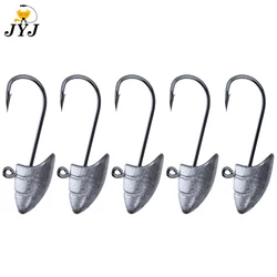 River snail Jig Head Blood Hook 1.5g 2.5g 3.5g 5g Head Hook Jig Bait Fishing Hooks For Soft Lures Fishing Tackle