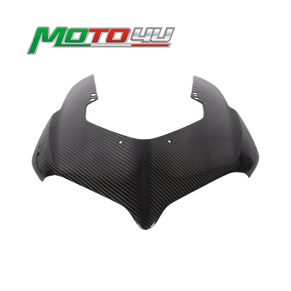 100% Carbon Fiber Motorcycle Front Nose Fairing Upper Nose Headlight Cover Superbike For Ducati  Panigale V4 2018 2019 2020