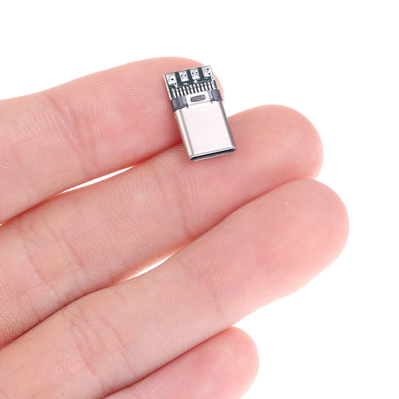 5/10 adet USB 3.1 tip C erkek DIY lehim kablosu fiş konnektörü soket PC kartı