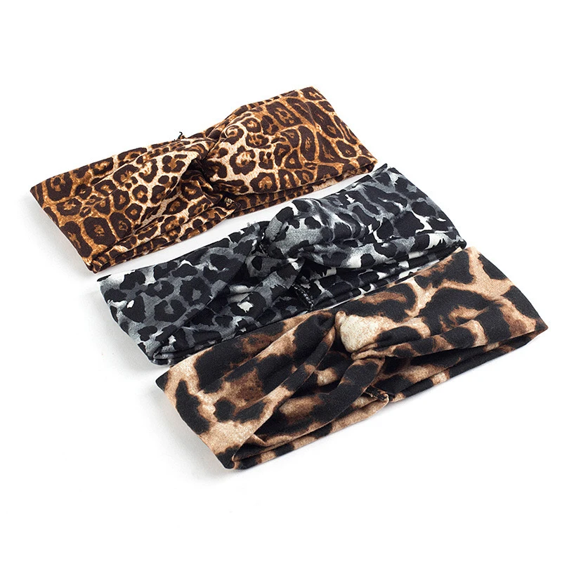 Latin Dance Accessories Salsa Tango Cha Cha Rumba Practice Wear Fashion Leopard Print Headband Elastic  Dance Headdress DNV13561