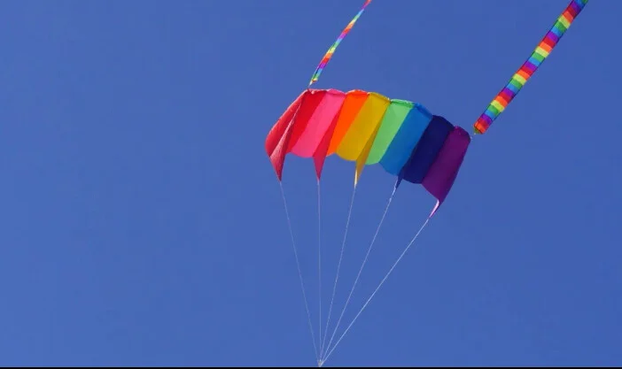 Software kite 8 furos com alça, novo software de linha única kite com alça e linha boa voo