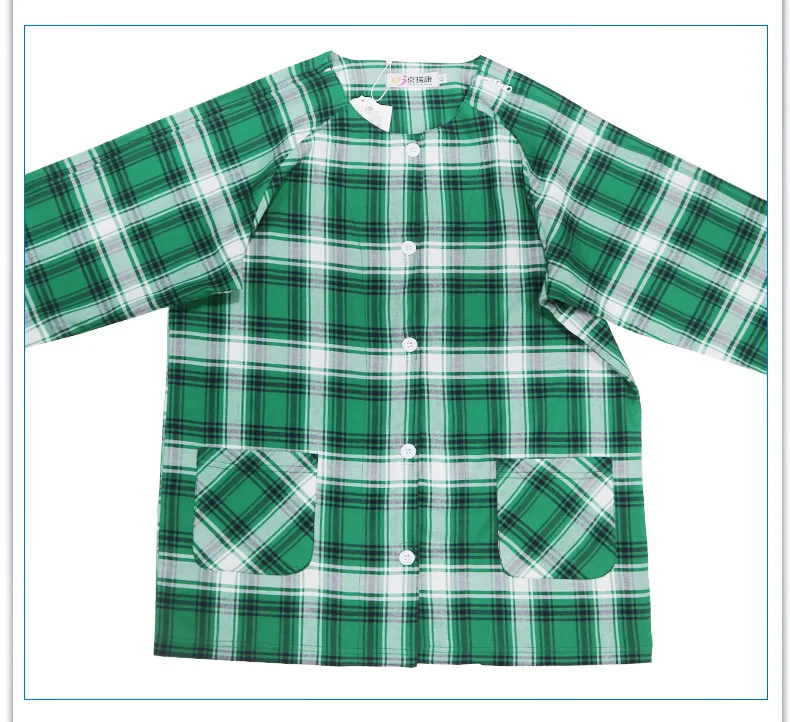 Herren-Pyjama-Anzug mit Reißverschluss, langes, vollständig geöffnetes Krankenhauskleid für einfaches Tragen, ältere Menschen, gelähmte Betten, Patienten, Gesundheitsfürsorge für Erwachsene – Detail 11