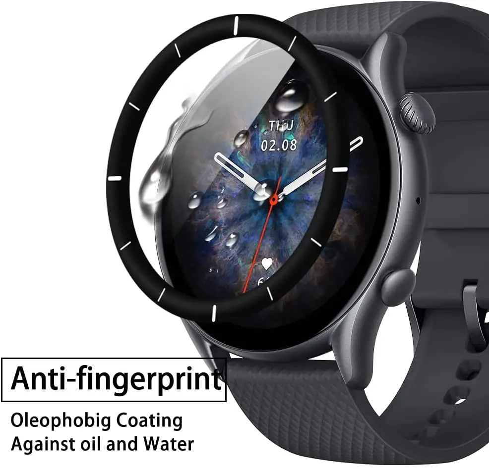 Xiaomi Amazfit GTS 3 GTS3 GTR 3 Pro GTR3 커버 보호 스마트 워치 화면 보호기 용 3D 전체 가장자리 소프트 보호 필름