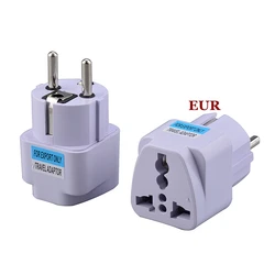 Adaptateur de prise UE universel, convertisseur de voyage, chargeur électrique, Japon, Chine, Américain, Royaume-Uni, États-Unis, AU vers UE, AC, 10A