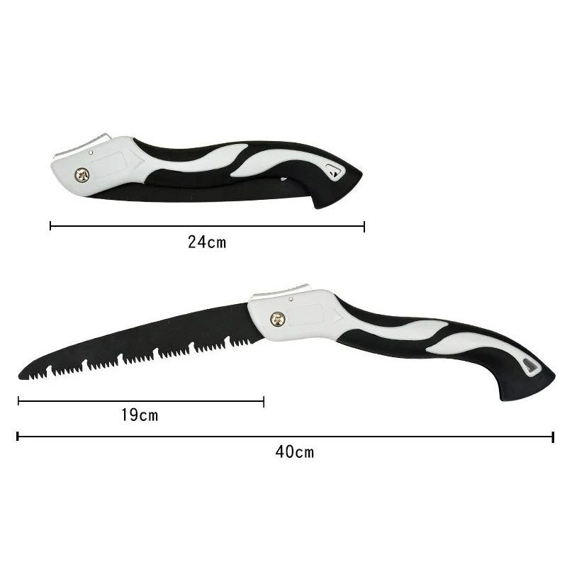 Folding Pruning Saw Triple Cut Woodworking Mini Wood Sawing Branch Tree Hedge Garden Trimming for Household Gardening Hand Saw