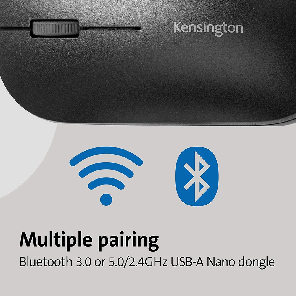 Kensington Original  Wireless Mouse 4000DPI Dual 2.4GHz Dongle+Bluetooth5.0 for AutoCAD with Retail Packaging K75298WW