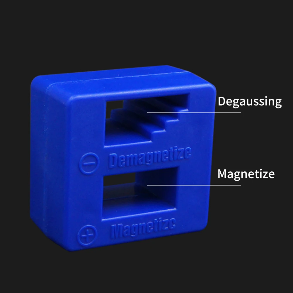 LUXIANZI-Ferramenta Desmagnetizadora Magnética para Chave De Fenda, Broca, Degausser De Dupla Utilização, Dispositivo Magnético Forte