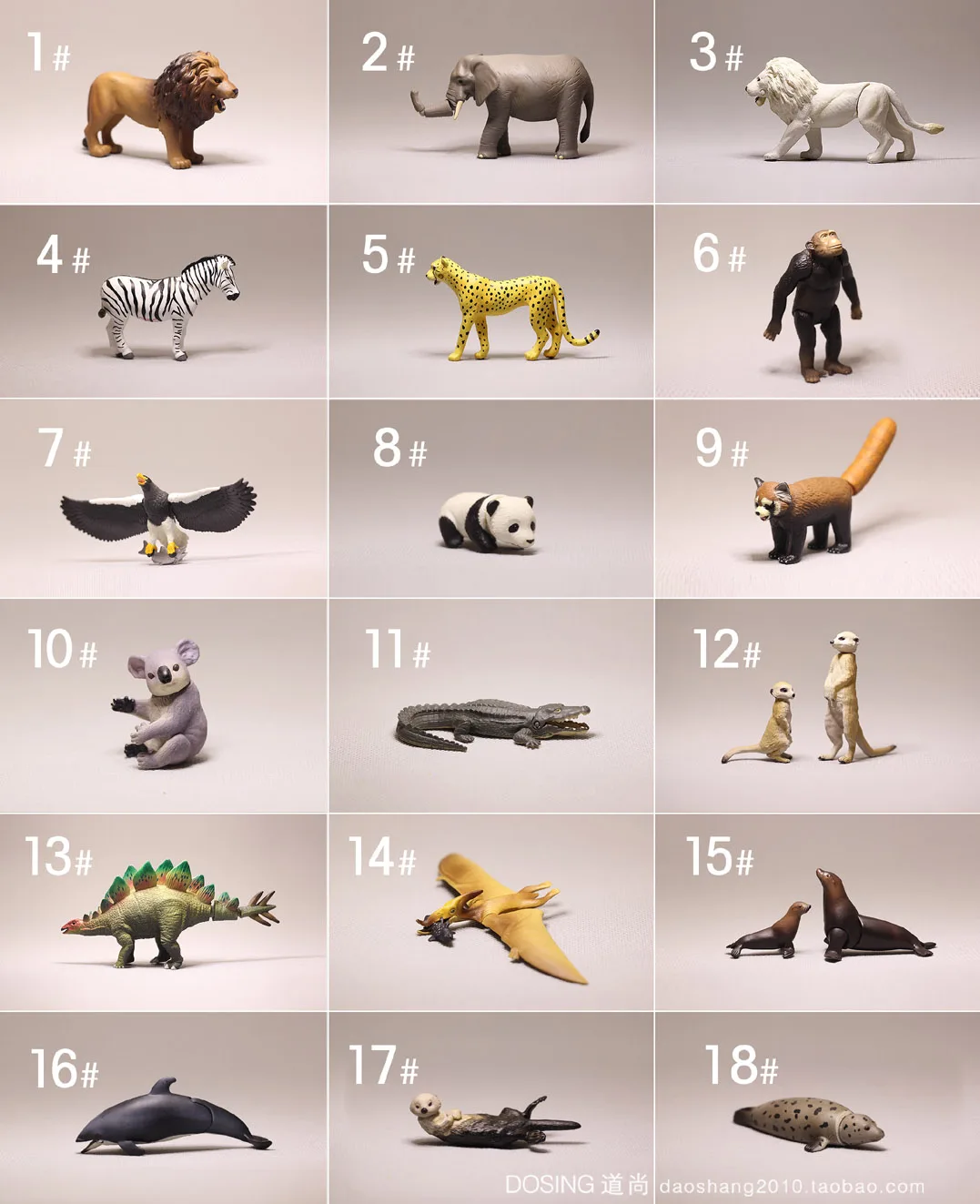 Miniature สัตว์ป่าไดโนเสาร์ Stegosaurus Pterodactyl จระเข้ Zebra Lion Decor Action Figure ตุ๊กตาของเล่นสำหรับเด็ก