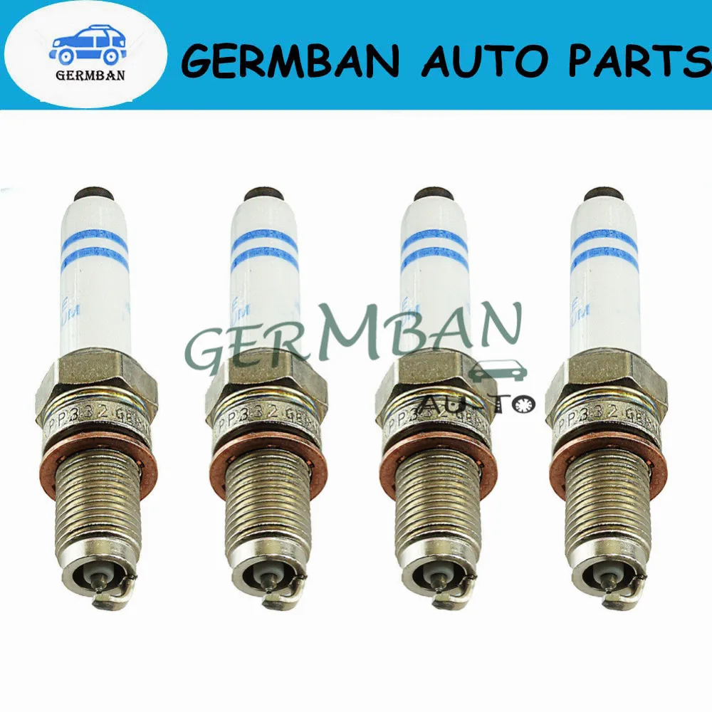 

4pcs 04E905612 Spark Plug fit for Audi A1 A3 Q3 fit for VW Volkswagen Beetle Golf Jetta Polo Santana 0241145515 0 241 145 523