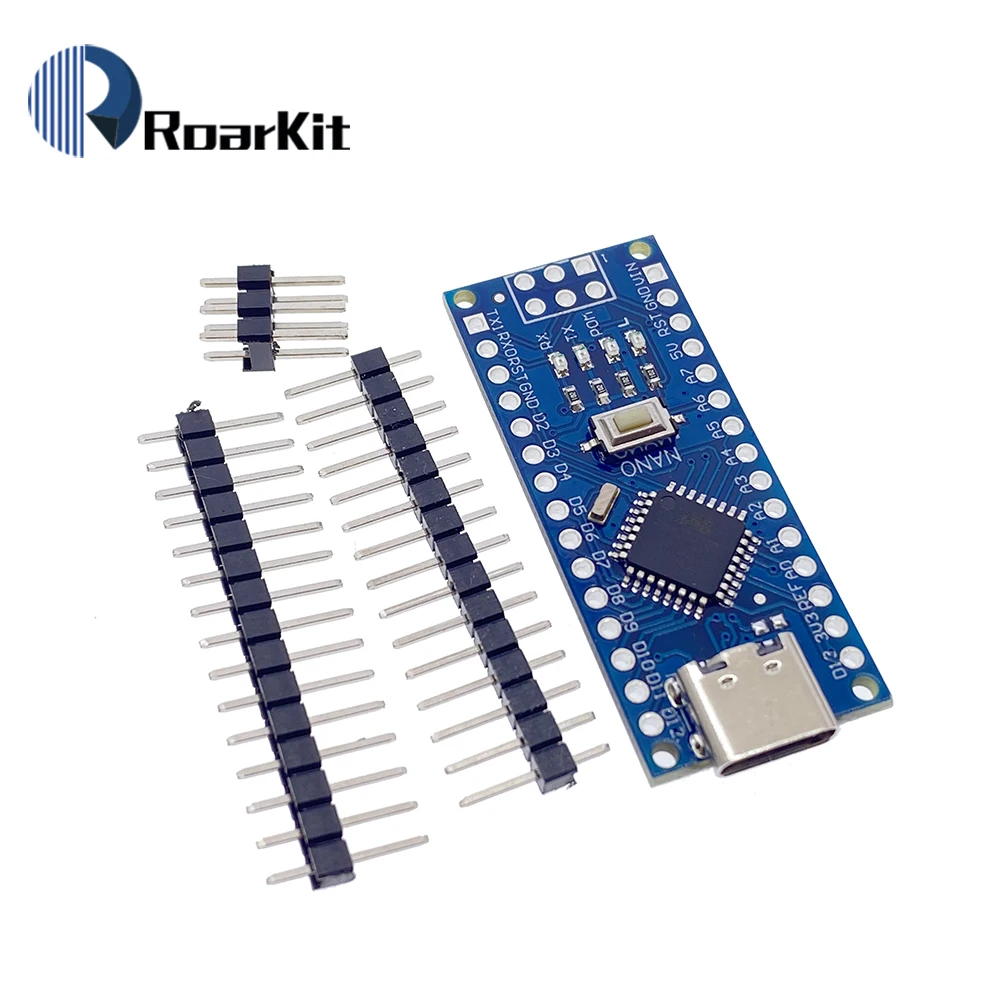 Mini USB Type-C With The Bootloader Nano 3.0 Controller Compatible For Arduino CH340 5V 16Mhz V3.0 Atmega328 UNO IO Shield