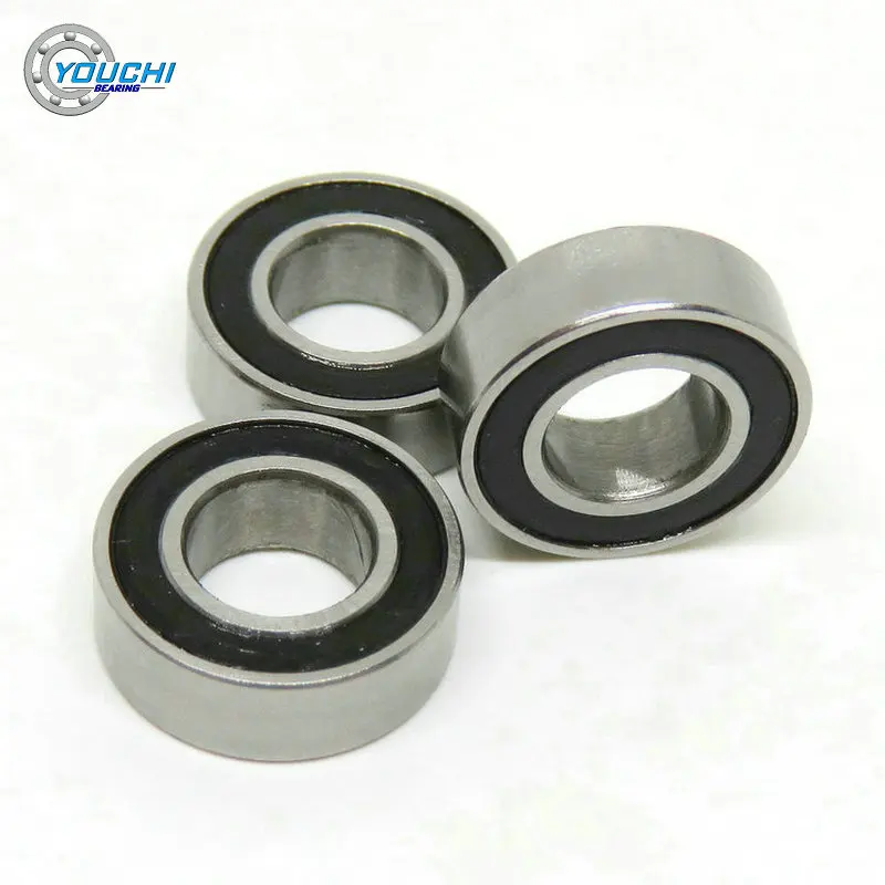 10Pcs 6x12x4 MR126 2RS Deep Groove Ball Bearings MR126 MR126RS 6*12*4mm RC Car & Blower Miniature Bearing