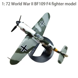 1: 72 World War II BF109 F4 fighter model Finished alloy model