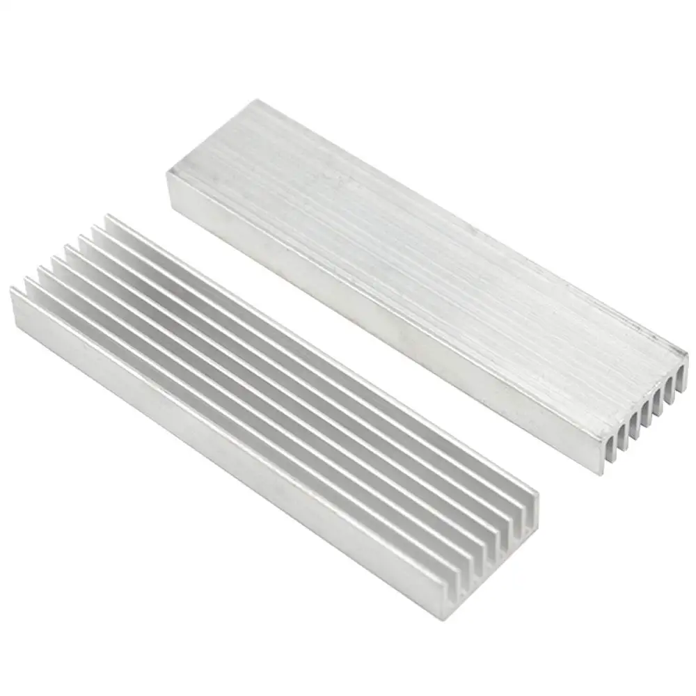 30PCS 100x25x10mm Radiator Aluminum Heatsink Extruded Heat Sink for LED Electronic Heat Dissipation Cooling Cooler