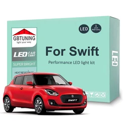Cars Accessories For Suzuki Swift For Swift Sport 1989-2020 2021 2022 2023 2024 Canbus Dome License Plate LED Interior Light