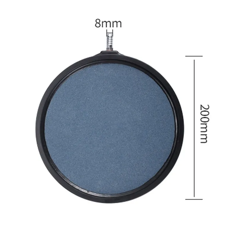 Air หินแผ่น8X8นิ้ว (200มม.) มีเปลือกและ Sucker สำหรับ Aquarium,ถังปลาและ Hydroponics Pump