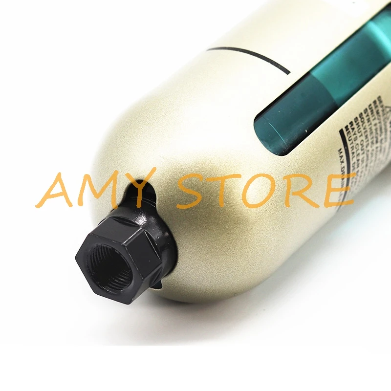 Auto Drain Pneumatische Air Bron Behandeling AD202-02 AD202-03 AD202-04 AD402-02 03 04 Metalen Cup Pneumaticwater Trapseparator Droger