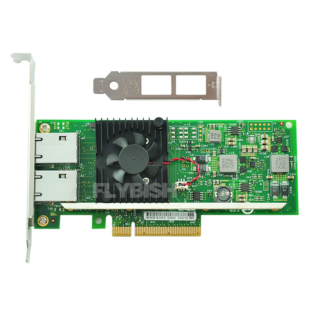 X540-T2 Intel X540 Chipset PCIe x8 Dual Copper RJ45 10Gbps Port Ethernet Network Card Compatible