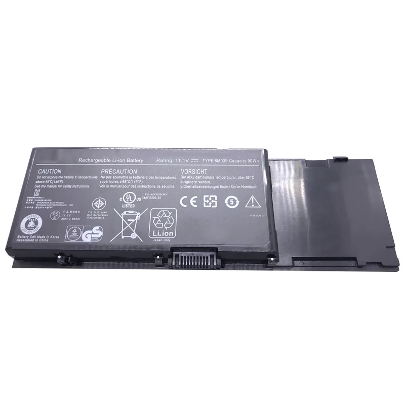 LMDTK Nuova Batteria Del Computer Portatile 8M039 Per Dell Precision M2400 M4400 M6400 M6500 312-0873 C565C DW842 KR854 J012F 11.1V 90WH