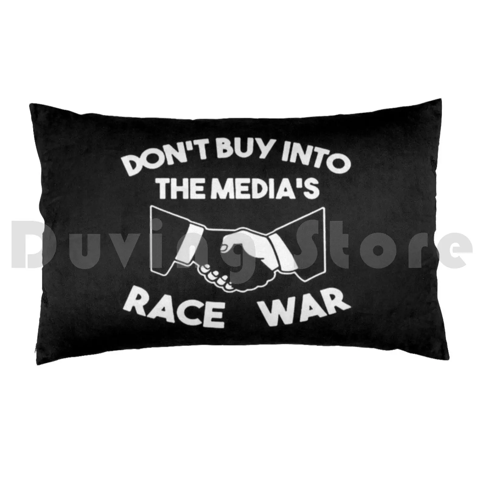 Dont Buy Into The ( Fake News ) Medias Race War! Pillow Case DIY 50*70 Defund The Media Brainwashed