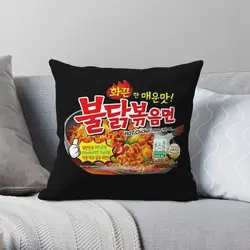 Samyang Spicy Noodles Square Pillowcase Polyester Linen Velvet Printed Zip Decor Pillow Case Sofa Seater Cushion Cover 18