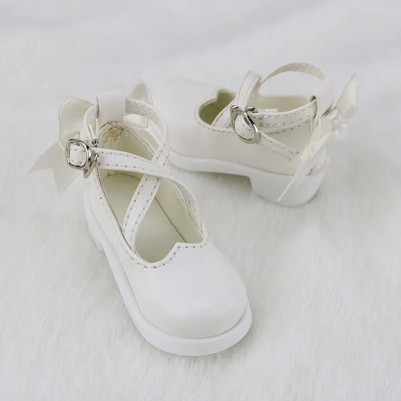 Chaussures BJD MSD Alice à nœud, Dollfie DREAM DK DZ MID AF DOD Dollmore Luts AOD SOOM, 1/4