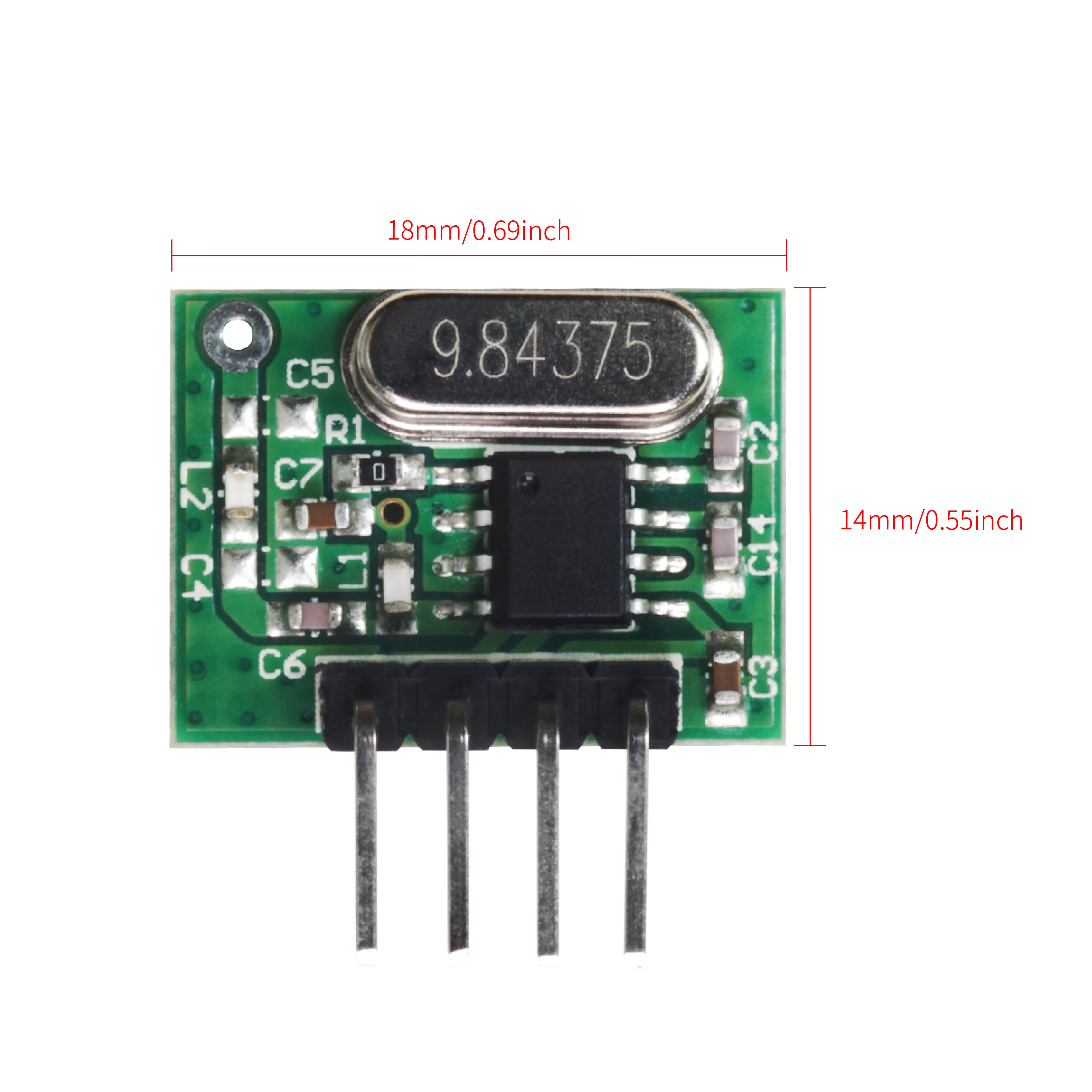 QIACHIP 433 Mhz superheterodynowy odbiornik RF i moduł nadajnika dla Arduino Uno moduł bezprzewodowy Diy Kit bezpłatny prezent antena