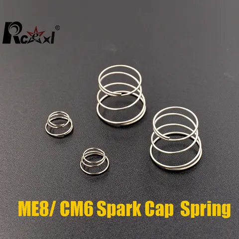 2 개/갑 Rcexl In 1/4-32 ME8 / ME-8 /CM-6 / CM6 점화 플러그 캡 내부 스프링 점화 RC 엔진 부품