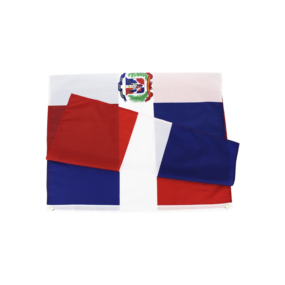 Xiangying Dominican Republic Flag 3x5Fts Authentic Representation of National Colors for Display