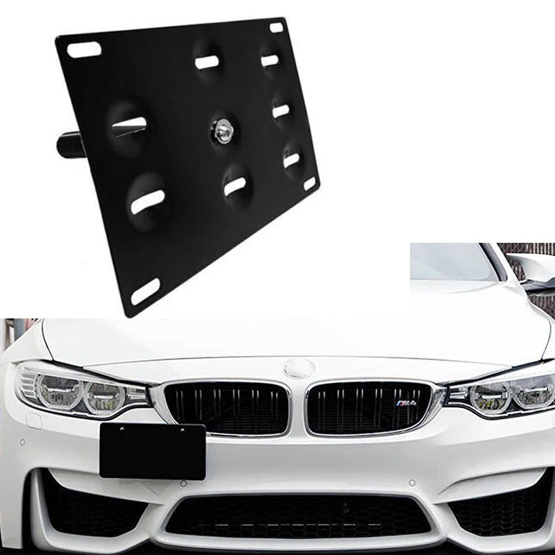 Bumper Tow License Plate Mounting Bracket Holder For BMW G20 G20 G30 G31 MINI Clubman F54 330i 335i 2016-2019