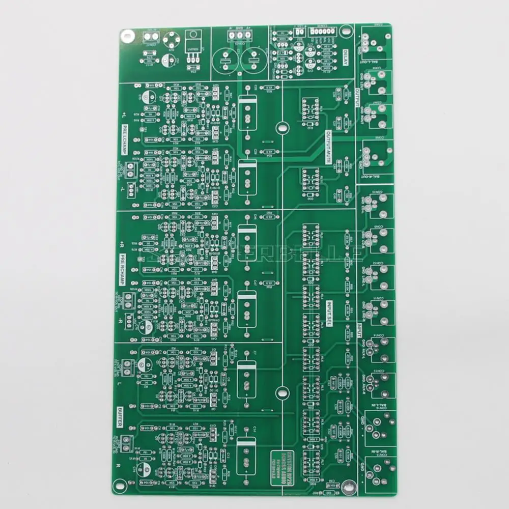 BP26 Fully Balanced Preamplifier PCB Audio Input 3 Groups RCA+1 Group BAL Bard PCB For DIY Enthusiasts