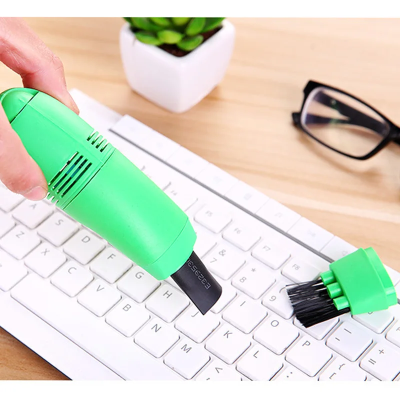 Detergente per tastiera colorato Computer Mini aspirapolvere USB spazzola per tastiera Kit per la pulizia del Notebook strumento per rimuovere la polvere Scrub