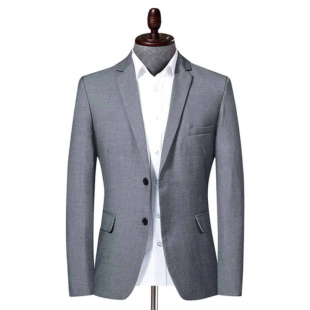 

Trendy Suits Blazer Men Casual Slim Blazer Jacekt Korean Style Solid Blazer Office Wedding Blazer Man Clothing