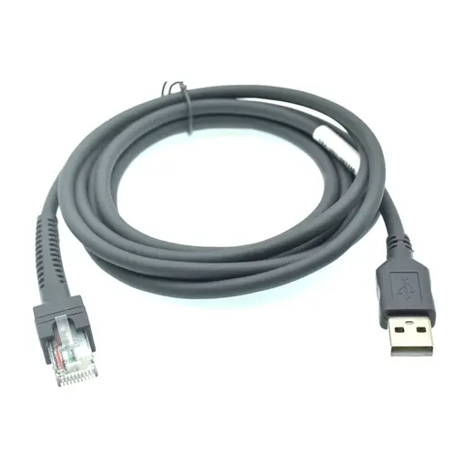 Imagen 2 del producto Escáner de código de barras con símbolo, cable usb 2,0 a rj45, LS1203, LS2208, LS4208, LS3008, CBA-U01-S07ZAR, mejor precio al por mayor