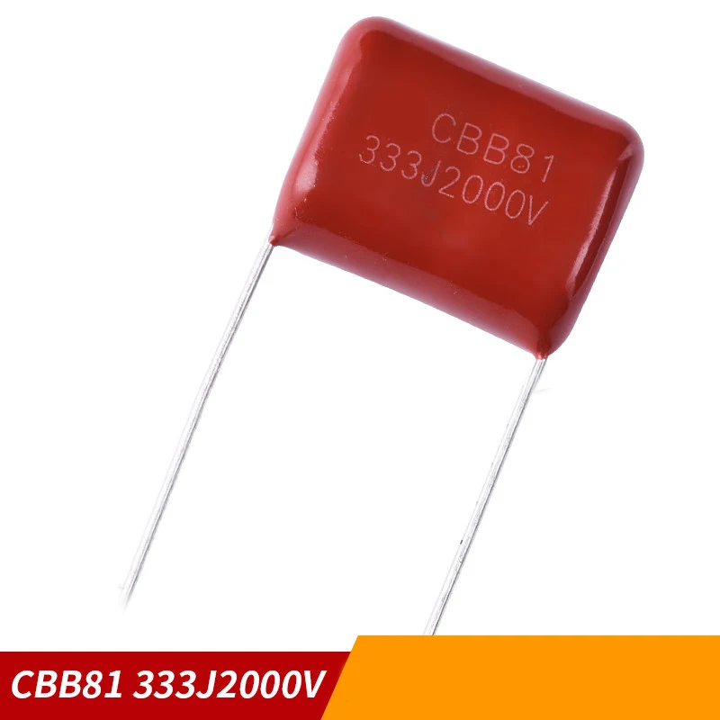 Новинка 20 шт./лот CBB конденсатор для металлической пленки CBB81 2000V 333J 0,033 мкФ P = 20 мм