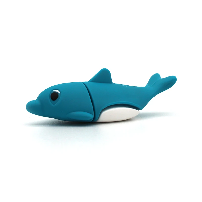 

Cartoon Dolphin Usb Flash Drive 4GB 8GB Animal 16GB 32GB 64GB Pendrive USB 2.0 Flash Memory Stick U Disk Pen Drive Free Shipping