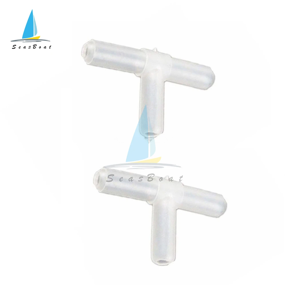 10ชิ้น/ล็อต4มม.3 Aquarium Fish Tank Air Pump Connector T Connector วาล์ว Air ท่ออุปกรณ์เสริม