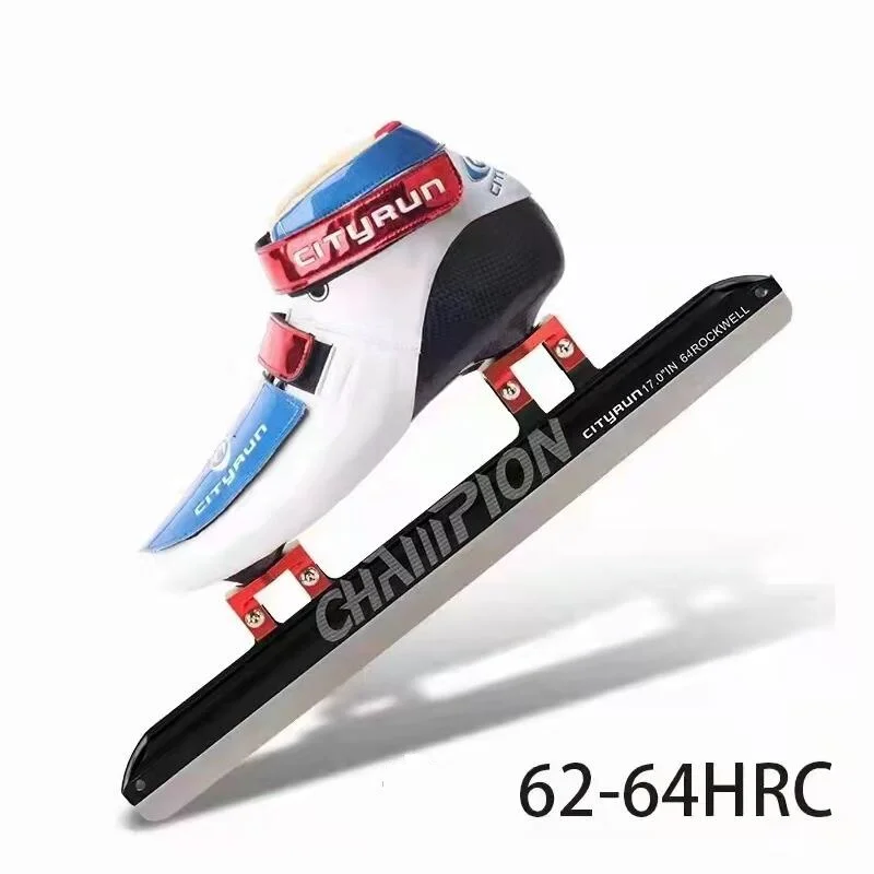 Champion 64 HRC Short Track Ice Blade Base for Indoor Track Race Ice Skates Shoes 380mm 410mm 430mm 15 16 17 Inches Ice Knife