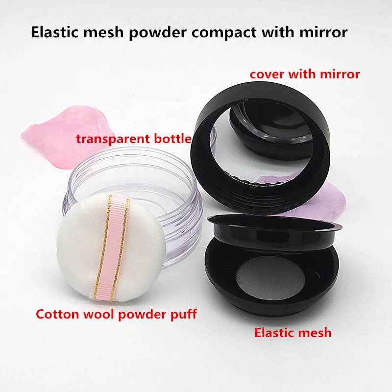 Empty Air Cushion Puff Box Portable Cosmetic Makeup Case Container with Powder Sponge Mirror for BB Cream Foundation